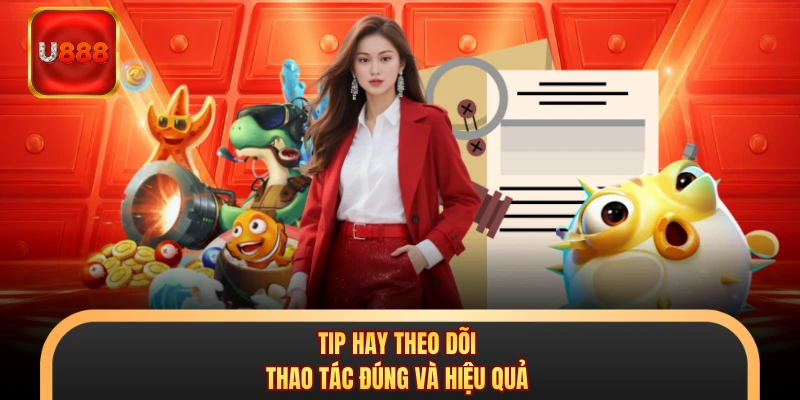Tip hay theo dõi thao tác đúng và hiệu quả